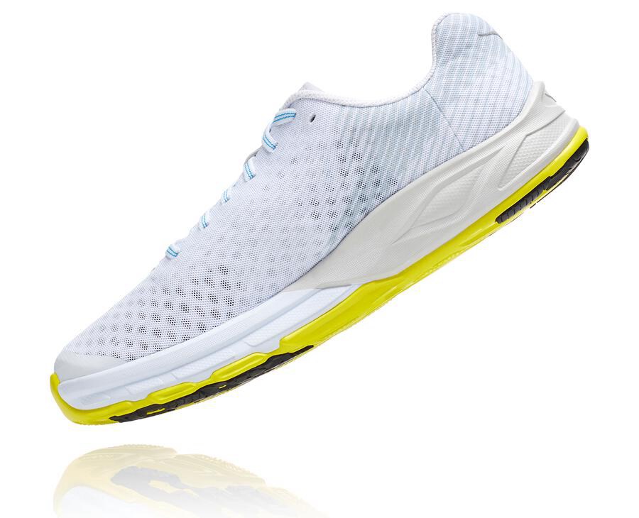 Hoka One One Koşu Ayakkabısı Erkek Beyaz - Evo Carbon Rocket - UF7046182